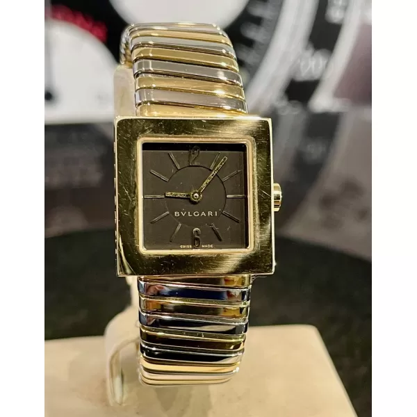 Bulgari Quadrato Tubogas - ST222T - Full Set 1999