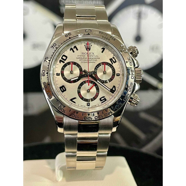 Rolex Daytona Ref 116509 Silver Rasing Dial Full Set 2011
