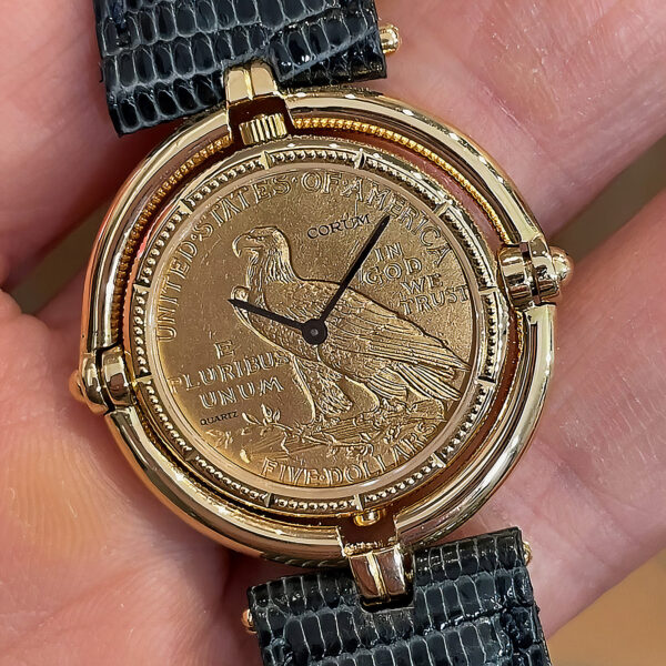 Corum Coin Watch<br>5$ Half Eagle – Cassa Rotante INDIAN HEAD