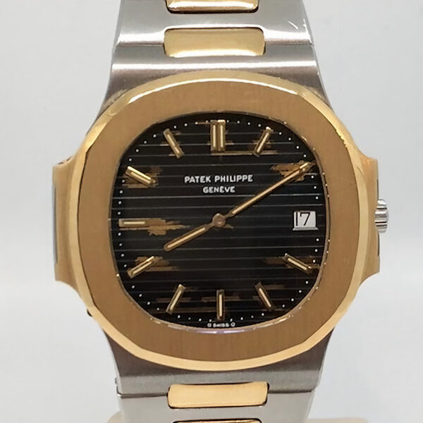 Patek Philippe Nautilus Jumbo Steel and Gold Tropical Dial - from 1979
