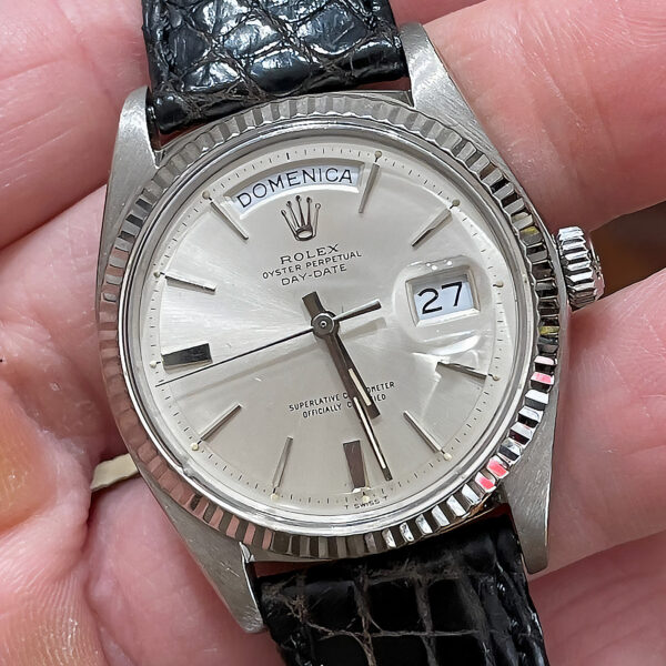 Rolex Day-Date 36<br>1803 – Step Silver Dial