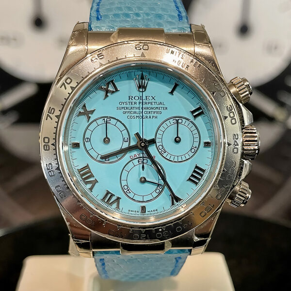 Rolex Daytona Beach Blue Ref 116519 Turquoise Dial NOS 2002