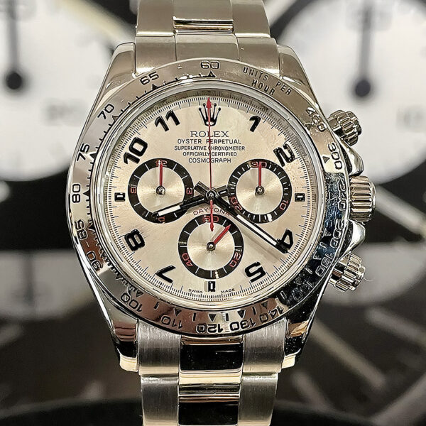 Rolex Daytona Ref 116509 Silver Rasing Dial Full Set 2011