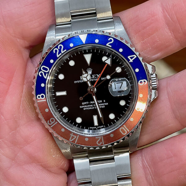 Rolex GMT-Master II<br>16710 ONLY PAPER 2005 – STICK DIAL